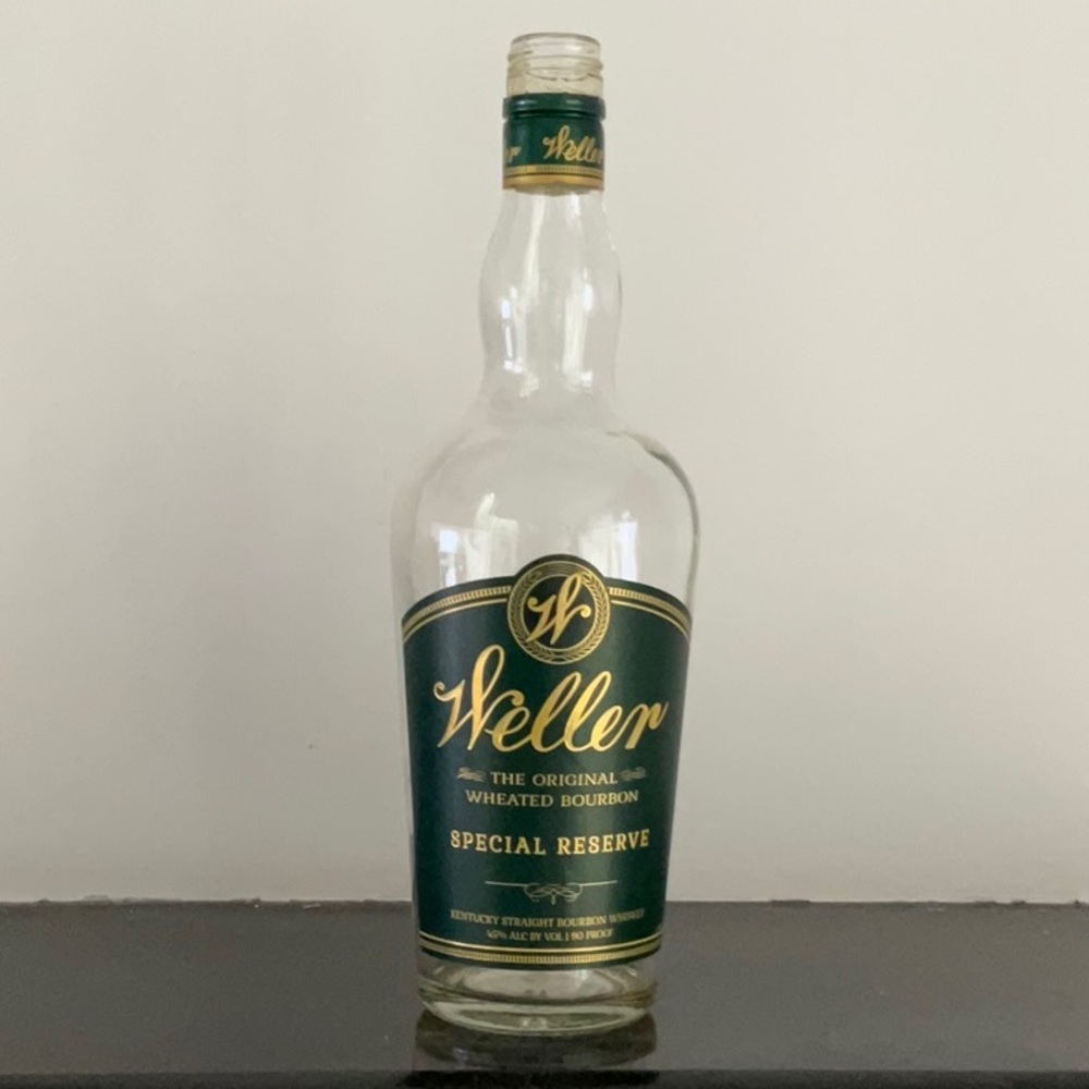 Empty Bottle Weller Special Reserve The Original Wheated Kentucky Straight Green